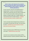 NURS 327 EXAM 2 LATEST 2026-2027 ACTUAL EXAM WITH  COMPLETE QUESTIONS AND CORRECT DETAILED ANSWERS &lpar;100&percnt;  VERIFIED ANSWERS&rpar; &vert;ALREADY GRADED A&plus;&vert; &vert;&vert;PROFESSOR  VERIFIED&vert;&vert; &vert;&vert;BRANDNEW&excl;&excl;&excl;&vert;&vert; 