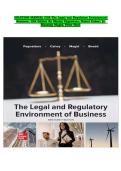 The Legal and Regulatory Environment of Business 18th Edition Solution Manual &vert; Complete Chapter Answers