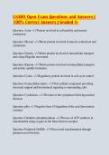 USABO Open Exam Questions and Answers &vert; 100&percnt; Correct Answers &vert; Graded A&plus;