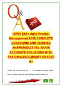 SAFe Agile Product Management &lpar;APM&rpar; 2026 &ndash; 200 Exam Questions & Answers on Design Thinking&comma; Roadmaps&comma; Market Research