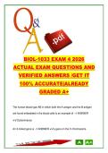 BIOL-1033 Exam 4 2026 &ndash; 80 Questions & Answers on Genetics&comma; Evolution&comma; Natural Selection