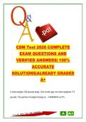 CDM Certification Test 2026 &ndash; 180 Questions & Answers on Nutrition&comma; Food Safety&comma; Menu Planning & Management