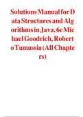 Solutions Manual For Data Structures and Algorithms in Java 6th Edition By Michael Goodrich&comma; Roberto Tamassia &lpar;All Chapters&rpar;