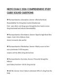 NR293 EXAM 2 2026 COMPREHENSIVE STUDY GUIDE SOLVED QUESTIONS