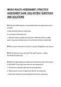 NR304 HEALTH ASSESSMENT 2 PRACTICE ASSESSMENT BANK 2026 REVIEW QUESTIONS AND SOLUTIONS
