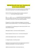 NURS 663 Maryville Psych Exam 3 Questions and Correct Answers 2026&sol;2027