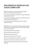 NR503 EPIDEMIOLOGY MIDTERM 2026 CORE CONCEPT LEARNING SCRIPT