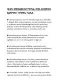 NR503 EPIDEMIOLOGY FINAL 2026 SUCCESS BLUEPRINT TRAINING GUIDE