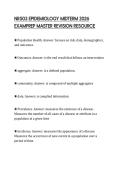NR503 EPIDEMIOLOGY MIDTERM 2026 EXAMPREP MASTER REVISION RESOURCE