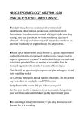 NR503 EPIDEMIOLOGY MIDTERM 2026 PRACTICE SOLVED QUESTIONS SET