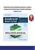 Solutions Manual for Android Boot Camp for Developers Using Java&comma; 4th Edition by Hoisington &ndash; Complete Answers All Chapters