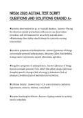 NR326 2026 ACTUAL TEST SCRIPT  QUESTIONS AND SOLUTIONS GRADED A&plus;