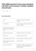 WGU C808 Important to Know Exam Questions with 100&percnt; Correct Answers &vert; Verified &vert; Updated &lpar;Actual Exam&rpar;