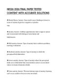 NR326 2026 FINAL PAPER TESTED  CONTENT WITH ACCURATE SOLUTIONS
