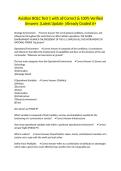 Aviation BOLC Test 1 with all Correct & 100&percnt; Verified Answers &vert;Latest Update &vert;Already Graded A&plus;