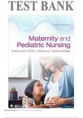 Maternity and Pediatric Nursing 4th Edition Test Bank &lpar;2026&rpar; &vert; Susan Ricci &vert; Complete Chapters Q&A with Rationales &vert; Latest Updated A&plus; Guide