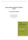 Samenvatting Van Gedachten Wisselen - Juridische & Ethische Context &lpar;PWB3350&rpar; - Radboud Universiteit Nijmegen - 2025&sol;2026