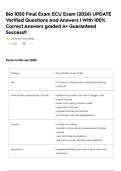 Bio 1050 Final Exam ECU Exam &lpar;2026&rpar; UPDATE Verified Questions And Answers &vert; With 100&percnt; Correct Answers graded A&plus; Guaranteed Success&excl;&excl;