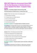 WGU D075 Objective Assessment Exam 2026 &ndash; 300 Verified Questions & Detailed Answers &vert; Latest Updated Test Bank &plus; Complete Study Guide