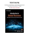 Introduction to Global Business&colon; Understanding the International Environment & Global Business 3rd Edition &mdash; by Julian Gaspar&comma; James Kolari &mdash; Complete Test Bank &lpar;Ch&period;1-15&rpar; 