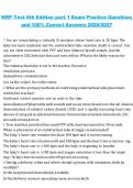NRP 8th Edition Part 1 Exam &ndash; Neonatal Resuscitation Program &ndash; 2026&sol;2027 &vert; Practice questions with 100&percnt; correct answers