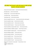 LOG BOLC Test Prep pt 3 with all Correct & 100&percnt; Verified Answers &vert;Already Graded A&plus;