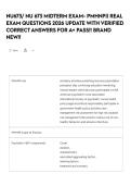 NU673 &sol; NU 673 PMHNP Midterm Exam &ndash; Real Exam Questions 2026 Update with 100&percnt; Verified Correct Answers &vert; Brand New A&plus; Study Guide
