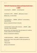 NUR 327 Chamberlain Advanced Study Guide Exam  2 2026