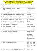 OD BOLC Exam 1 with all Correct & 100&percnt; Verified Answers &vert;Latest Version &vert;Already Graded A&plus;