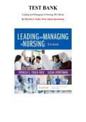 Test Bank &mdash; Leading and Managing in Nursing 8th Edition &lpar;Yoder-Wise&comma; 2022&rpar; &mdash; Chapter 1-25 &vert; All Chapters