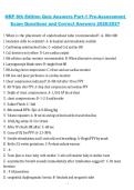NRP 8th Edition Part 1 Pre-Assessment Quiz &ndash; Neonatal Resuscitation Program &ndash; 2026&sol;2027 &vert; Exam questions with correct answers