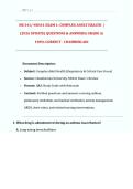 NR341 &sol; NR 341 Exam 1 2026&sol;2027 Update &vert; Complex Adult Health &vert; Chamberlain University &vert; Questions & Answers with Detailed Rationales &vert; Grade A 100&percnt; Correct &vert; Critical Care & Medical-Surgical Nursing &vert; NCLEX-RN&reg; Prep PDF