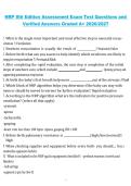 NRP 8th Edition Assessment Exam &ndash; Neonatal Resuscitation Program &ndash; 2026&sol;2027 &vert; Test questions with verified answers &lpar;A&plus; graded&rpar;