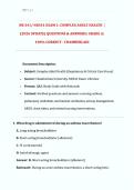NR341 &sol; NR 341 Exam 1 2026&sol;2027 Update &vert; Complex Adult Health &vert; Chamberlain University &vert; Questions & Answers with Detailed Rationales &vert; Grade A 100&percnt; Correct Study Guide &vert; Critical Care & Medical-Surgical Nursing &vert; NCLEX-RN&reg; Prep