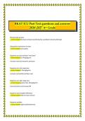 BKAT ICU Post Test Review &mdash; Critical Care Mastery 2026&sol;2027&vert;BKAT ICU Post Test   A&plus; Grade Questions and Answers Study Material