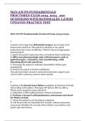 NGN ATI PN FUNDAMENTALS PROCTORED EXAM 2024  2025   200 QUESTIONS WITH RATIONALES  LATEST UPDATED PRACTICE TEST
