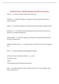 JCAHPO COA Exam &vert; UPDATED Questions with 100&percnt; Correct Answers