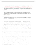 JCAHPO COA Study Guide &vert; UPDATED Questions with 100&percnt; Correct Answers