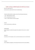 BUNDLE FOR JCAHPO COA EXAMS &vert; ALL Questions UPDATED with 100&percnt; Correct Answers &vert; Complete and Accurate