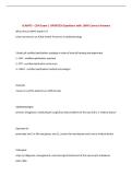 JCAHPO - COA Exam &vert; UPDATED Questions with 100&percnt; Correct Answers
