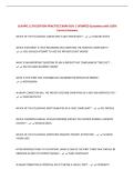 JCAHPO 11TH EDITION PRACTICE EXAM COA &vert; UPDATED Questions with 100&percnt; Correct Answers