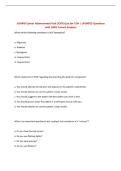 JCAHPO Career Advancement Tool &lpar;JCAT&rpar; Quiz for COA &vert; UPDATED Questions with 100&percnt; Correct Answers