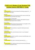 CSLB Law & Business Exam Questions With  Accurate Answers 20252026 A&plus; Grade&period; 