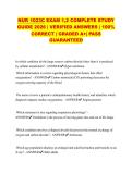 NUR 1023C EXAM 1&comma;2 COMPLETE STUDY GUIDE 2026 &vert; VERIFIED ANSWERS &vert; 100&percnt; CORRECT &vert; GRADED A&plus;&vert; PASS GUARANTEED