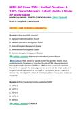NIMS 800 Exam 2026 &ndash; Verified Questions & 100&percnt; Correct Answers &vert; Latest Update &plus; Grade A&plus; Study Guide