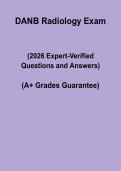 DANB Radiology Exam 2026 &vert; RHS Practice Questions & Study Guide PDF