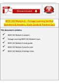 BIOD 102 Module 6 Study Guide & Practice Quiz &ndash; Verified Questions & Answers &lpar;Portage Learning Biology&rpar;