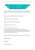Bof&period;Mod B Final 2025 &ndash; Actual Exam with 100&percnt; Correct Answers