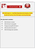 BIO 102 Exam 2 &ndash; Verified Questions & Answers&comma; Study Guide & Practice Test &lpar;Portage Learning Biology&rpar;