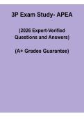 3P Exam Study &ndash; APEA 2026 &vert; Nurse Practitioner Practice Questions & Study Guide PDF